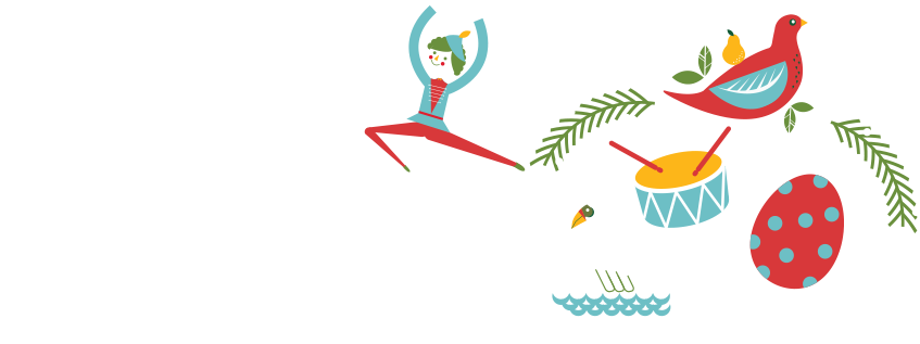 Text: Introducing Santa’s 12 days of export. Check out Santa’s best advice for getting the goods to market.