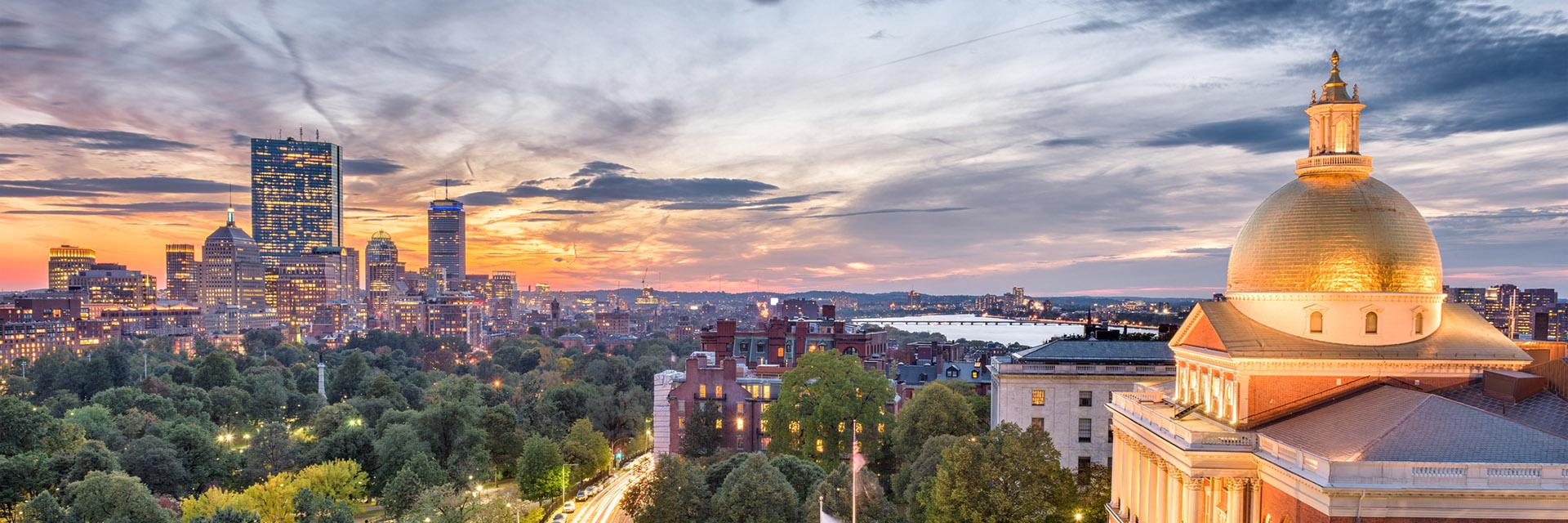 Boston city view