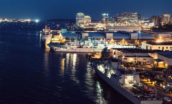 Halifax, Nova Scotia attracts global defence companies.